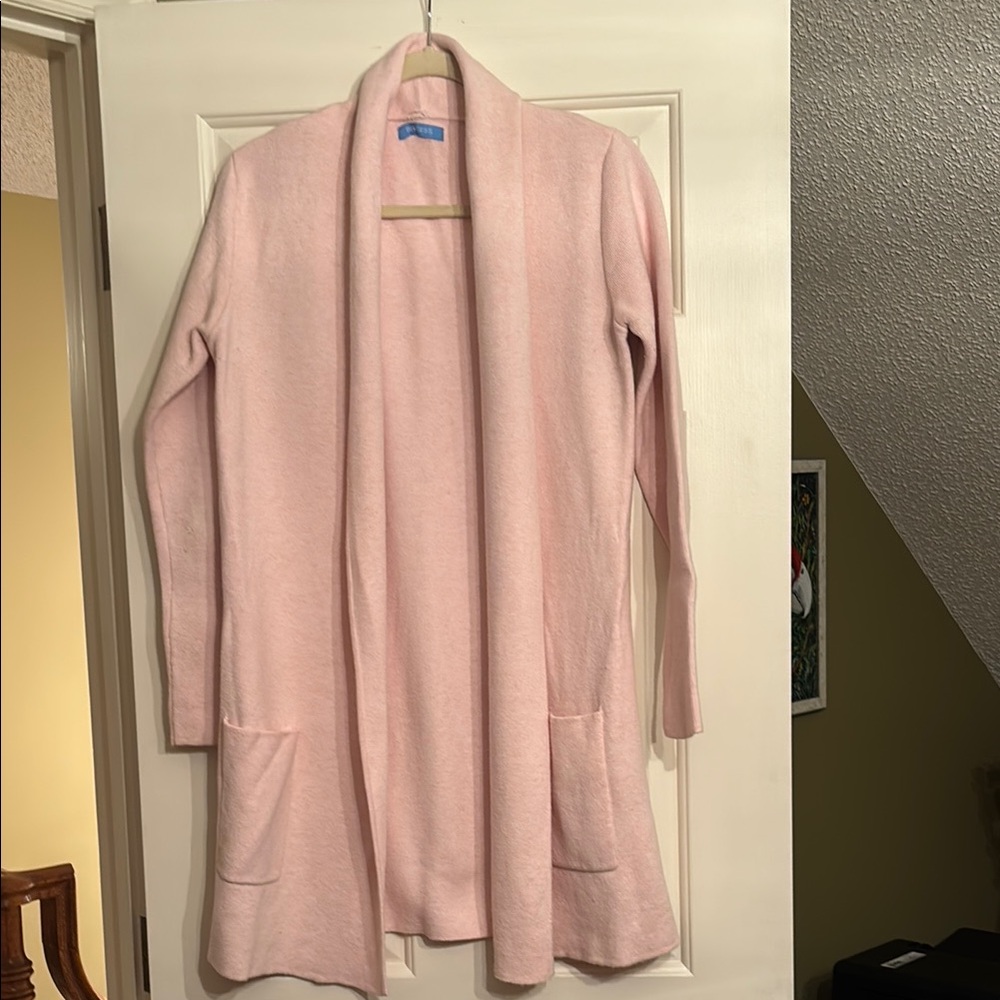 Burgess Pastel Pink Cardigan